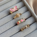 Pink Starlet Ring Set | Size 7 - Rings