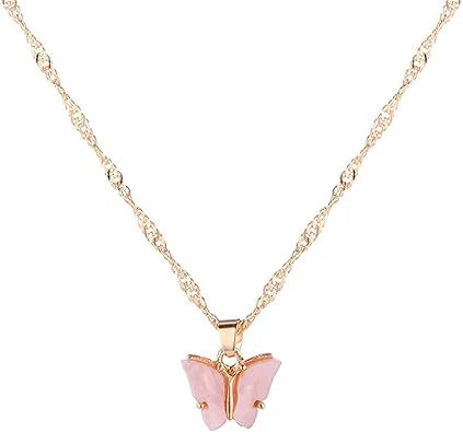 Pink Flutter Pendant - 