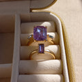 Purple Aura Ring Set | Size 7 - 