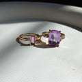 Purple Aura Ring Set | Size 7 - 