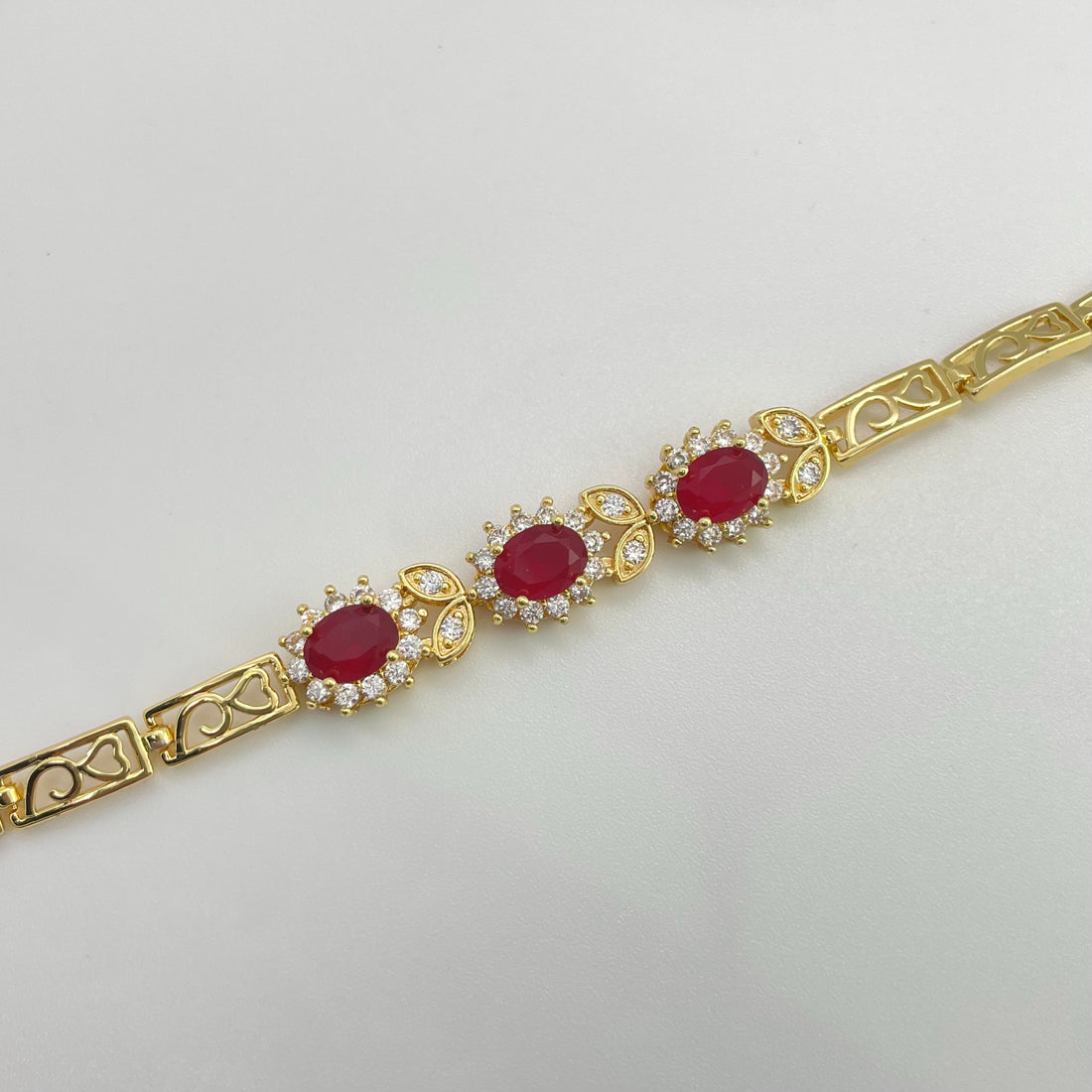 Ruby Bracelet | Tarnish-Free - Bracelets