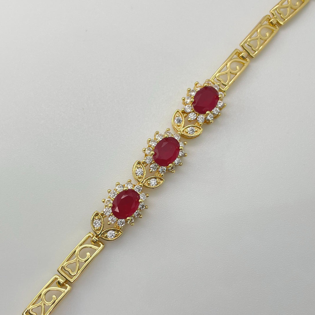 Ruby Bracelet | Tarnish-Free - Bracelets