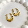 Stainless Steel Amelia Hoops - Earrings