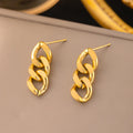 Stainless Steel Chain Earrings