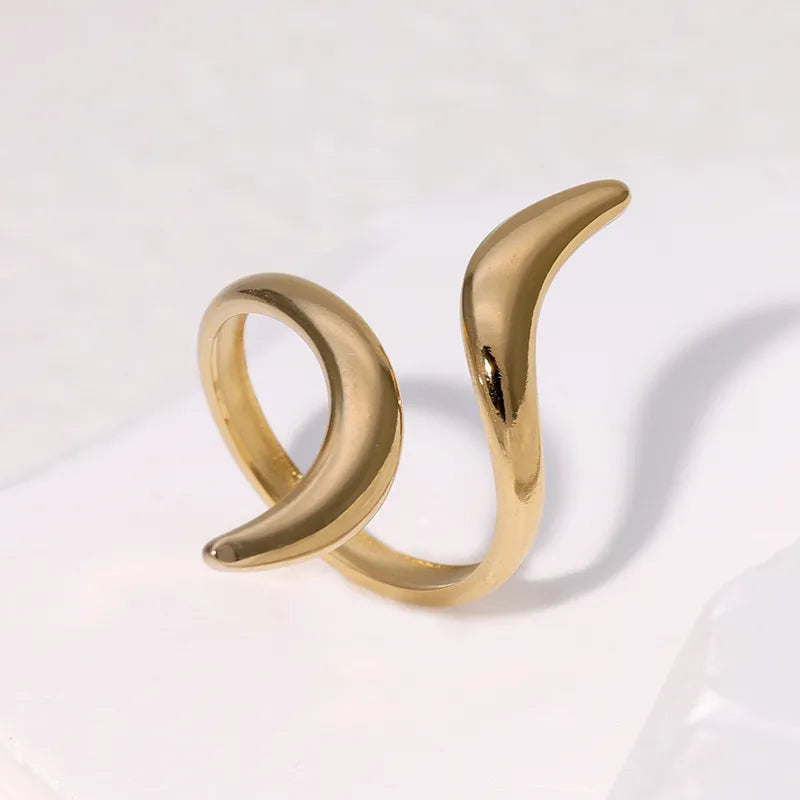 Stainless Steel Snake Ring | Adjustable