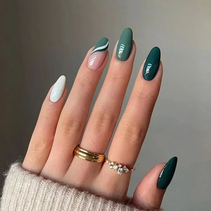 Olive Oasis Nails