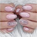 Sparkling French Nails