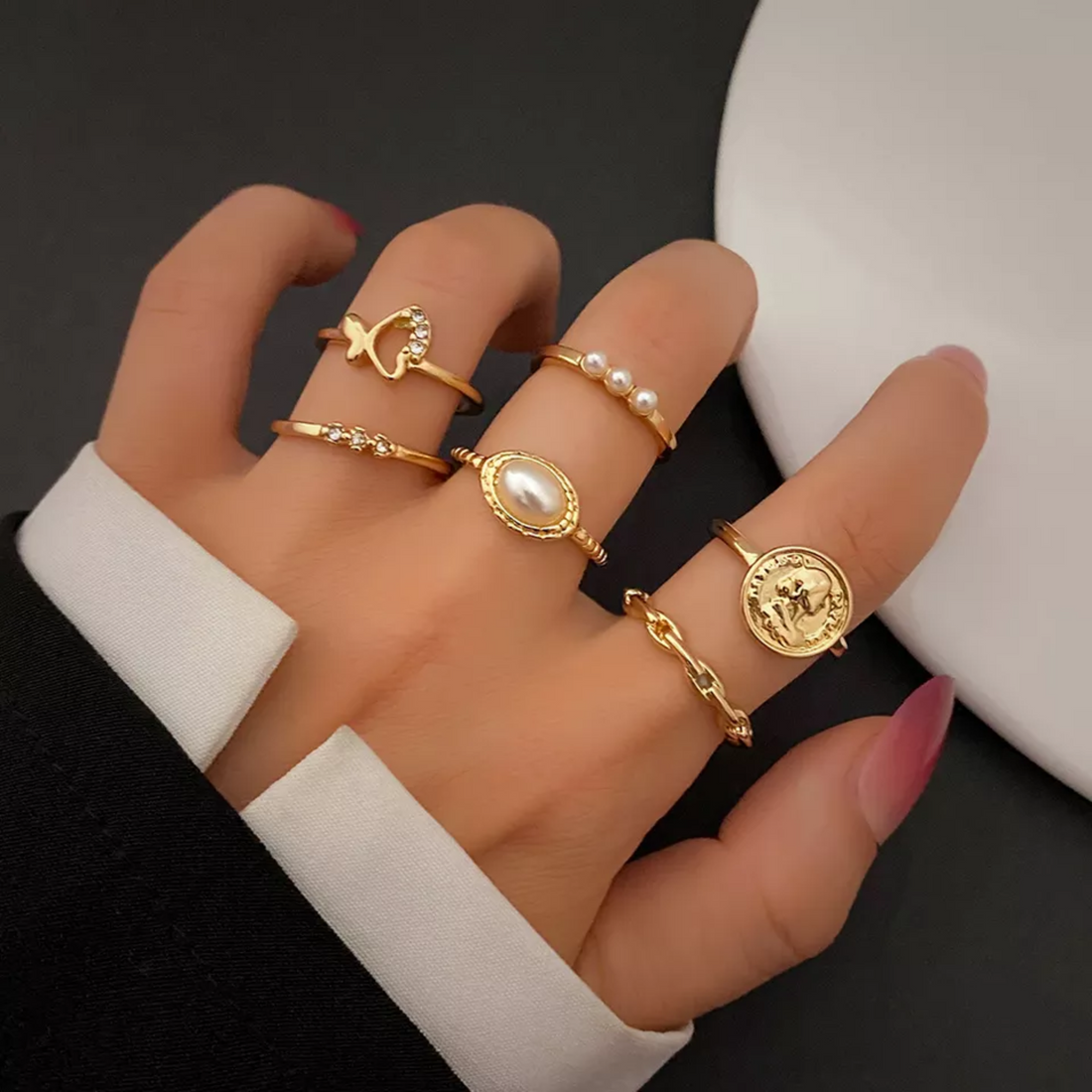 Heidi Ring Set | Size 7 - Rings