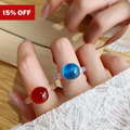 Korean Candy Acrylic Rings | Size 7 - Rings