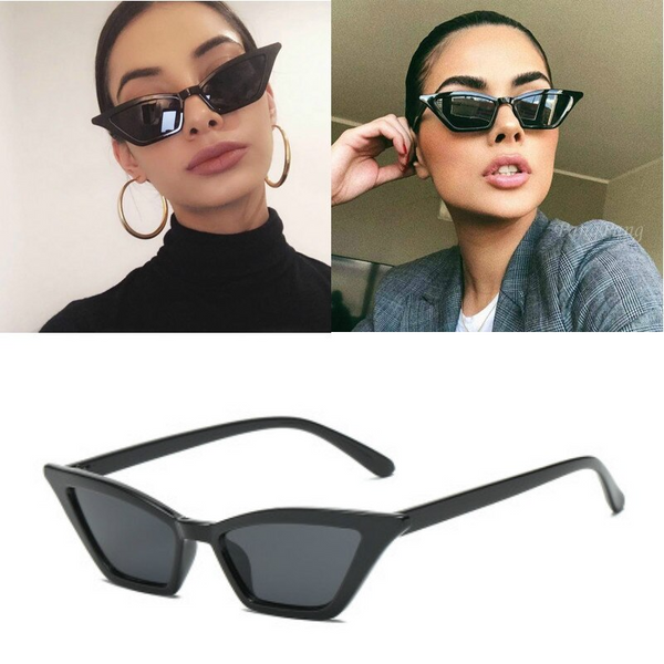 Cat Eye Sunglasses - Black