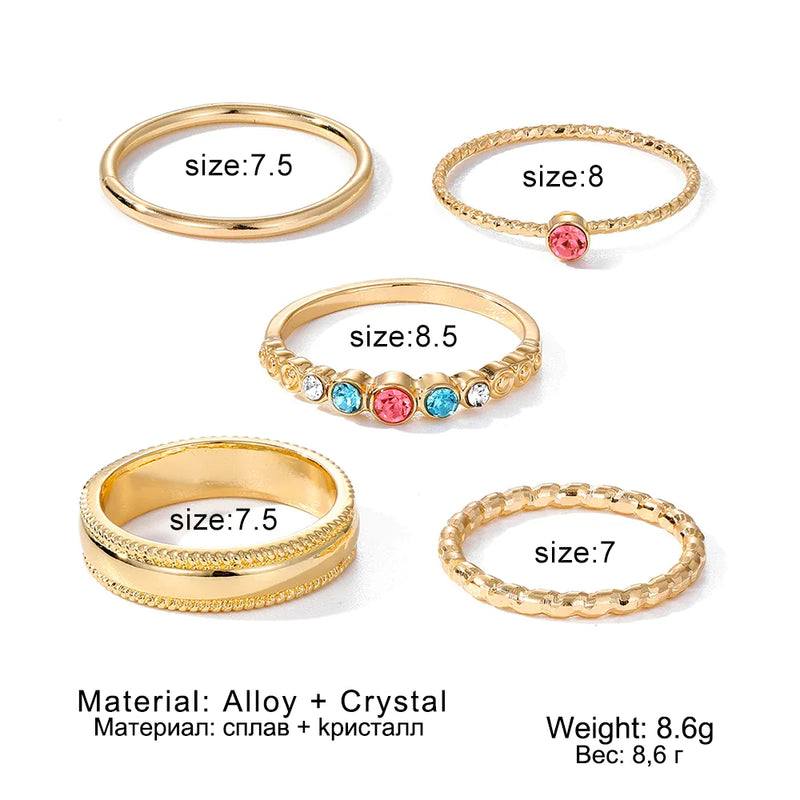 Dazzle Ring Set | Size 7.5