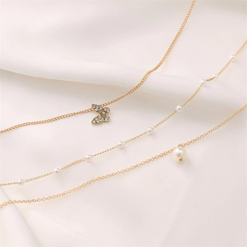 Ethereal Layered Necklace - 