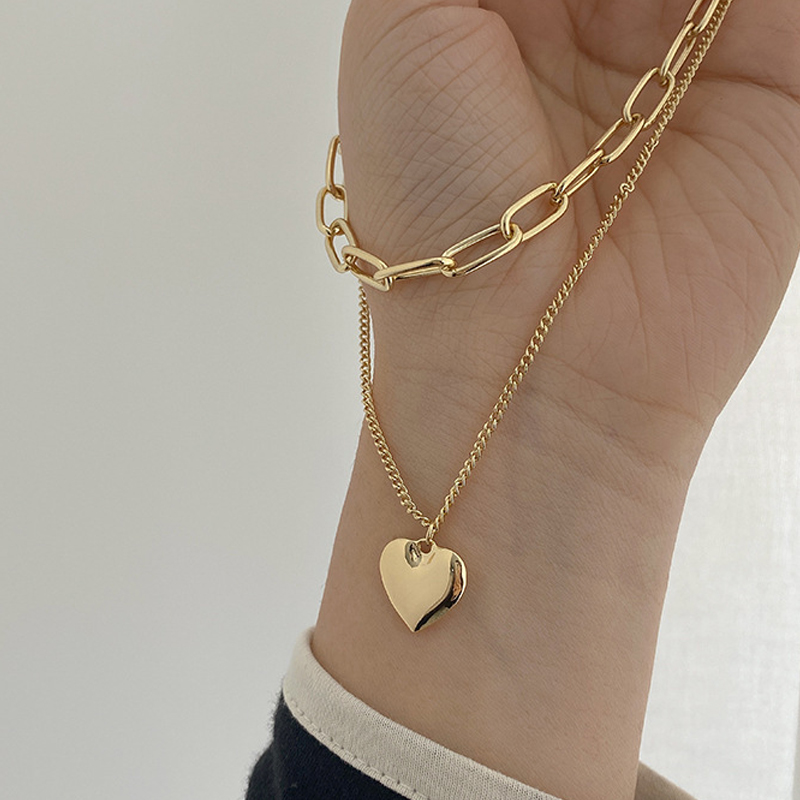 Heart Chain Necklace - 