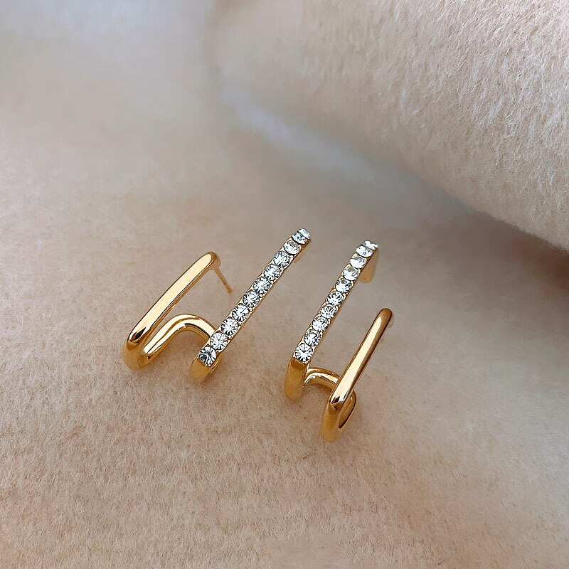 Mia Golden Studded EarCuff - 