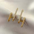 Mia Golden Studded EarCuff - 