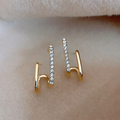 Mia Golden Studded EarCuff - 