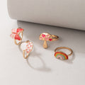 Rainbow Rings Set | Size 7 - 