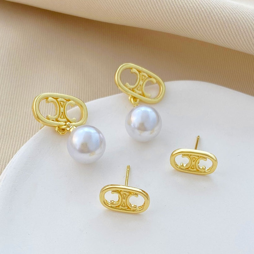 Pearl Drop Earrings - 