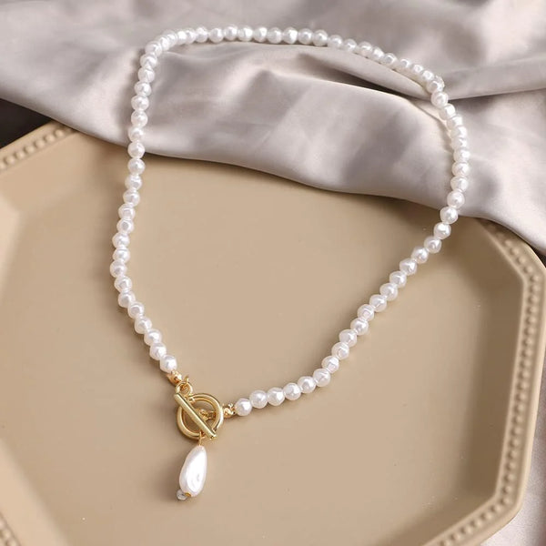 Pearl Poetry Necklace