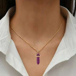 Purple Bullet Pendant