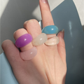 Resin Acrylic Rings | Size 7 - Rings