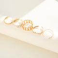 Shein Minimalist Chain Ring Set | Size: Adjustable - 