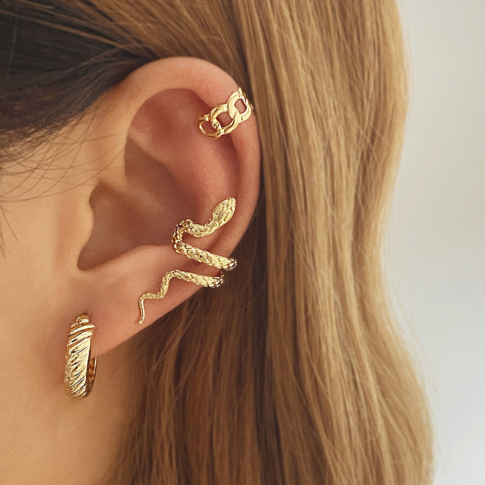 Snake EarCuffs - Earrings