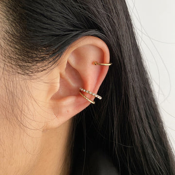 Trilliant Non-Piercing EarCuffs - Earrings